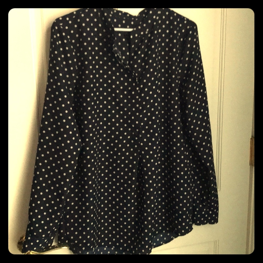 Jcrew Polka Dot Top